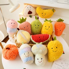 Close-up of Cute Durian Doll Made of Soft Plush