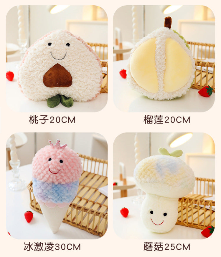 Durian Doll in Bright Green Soft Plush Material