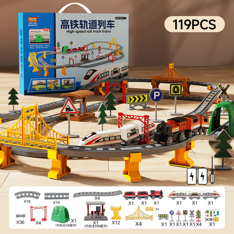 Interactive Train Set Tracks for Kids image 2