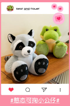 Mixed colours of Panda and Koala plush dolls