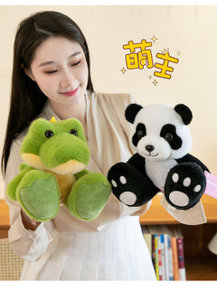 Panda plush for naptime comfort