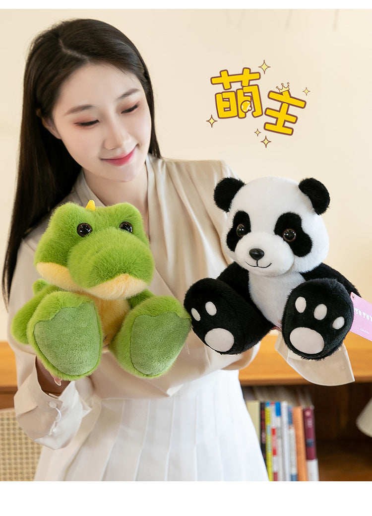Panda plush for naptime comfort