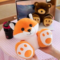 Children playing with Panda and Koala plush toys