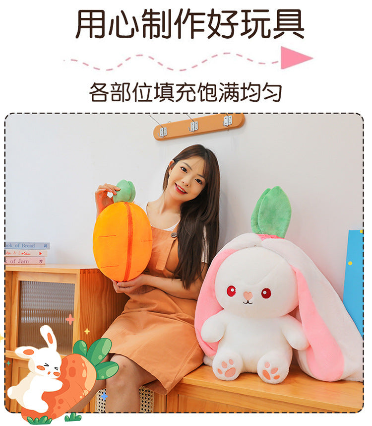 plush toy pillow in vibrant strawberry design image 3