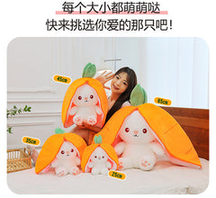Adorable Transforming Rabbit Plush Toy Pillow image 1