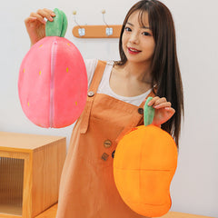 plush toy pillow in vibrant strawberry design image 3