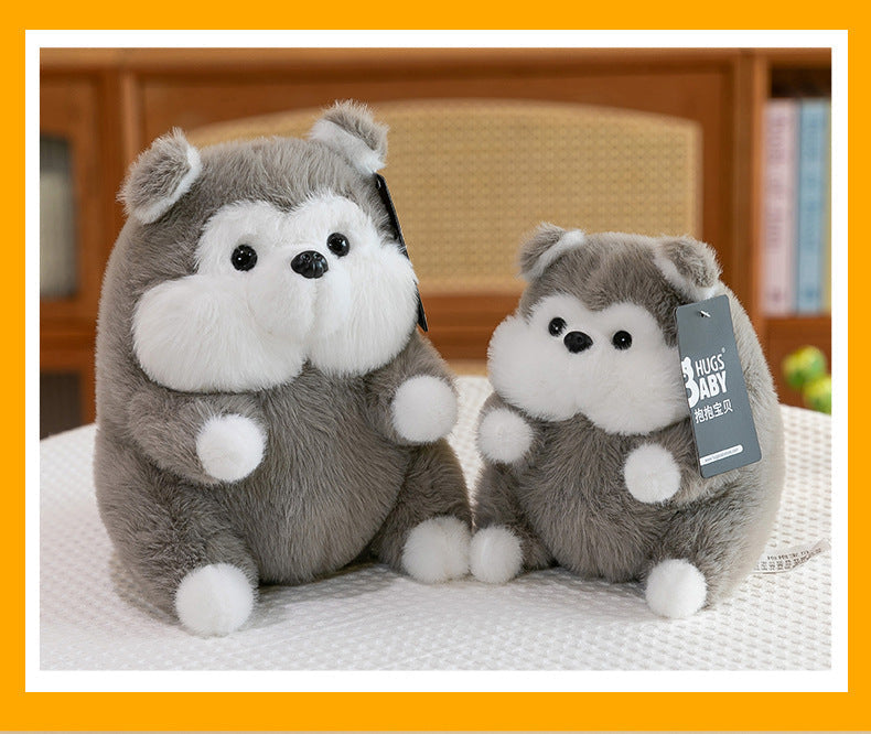 Cute Corgi pillow with light brown fabric