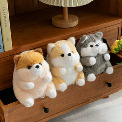 Corgi stuffed animal side view
