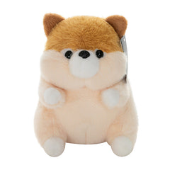 Soft plush Corgi with white accents