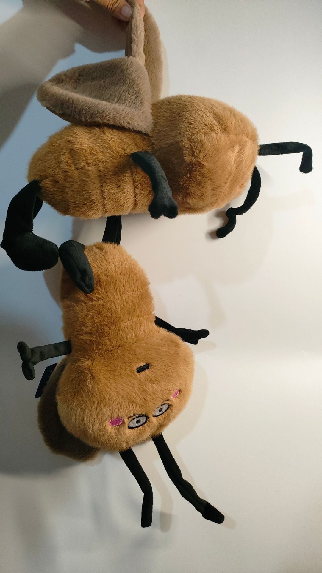 Ugly-cute Roach Plush Toy lying down