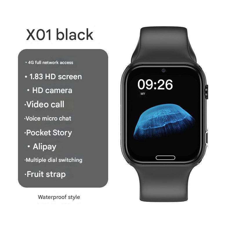 child wearing smartwatch for safety