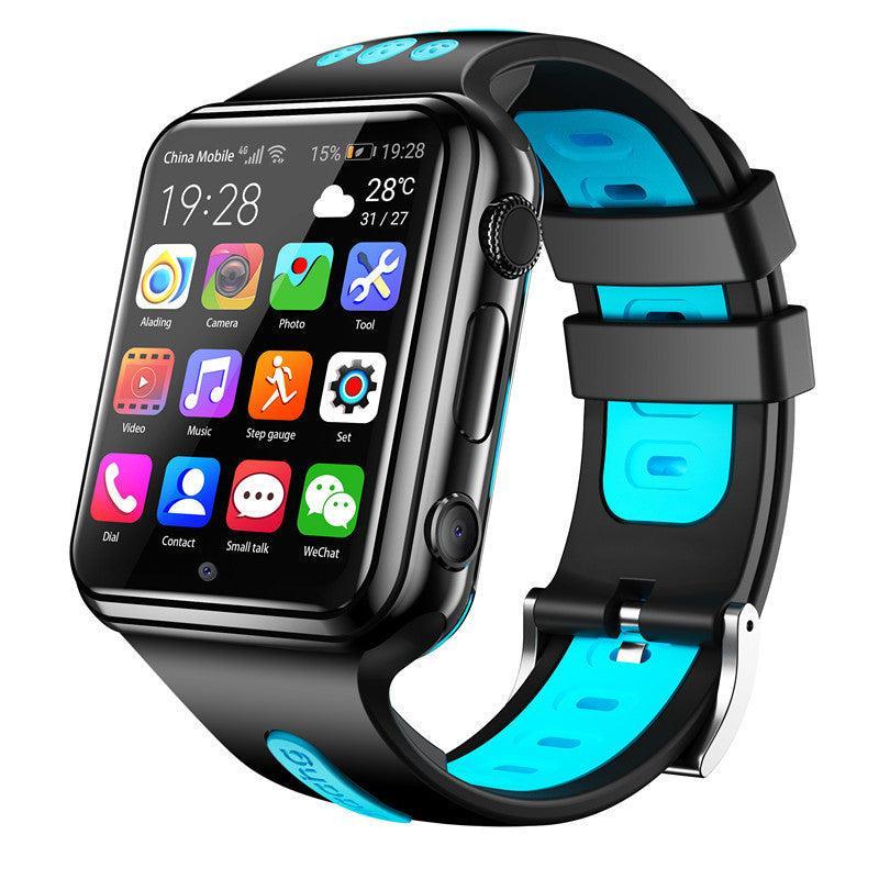 Relaxing with a smartwatch on the wrist