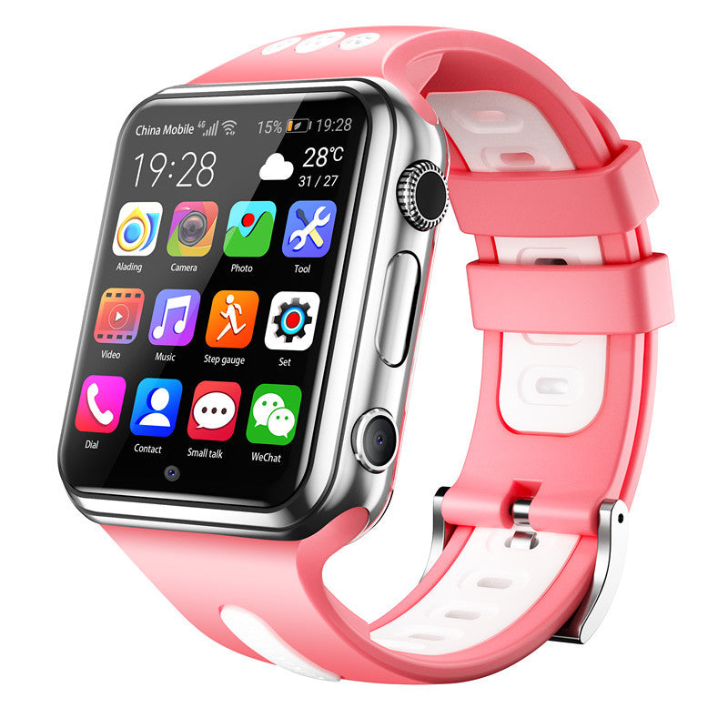 Smartwatch showing fitness tracking applications