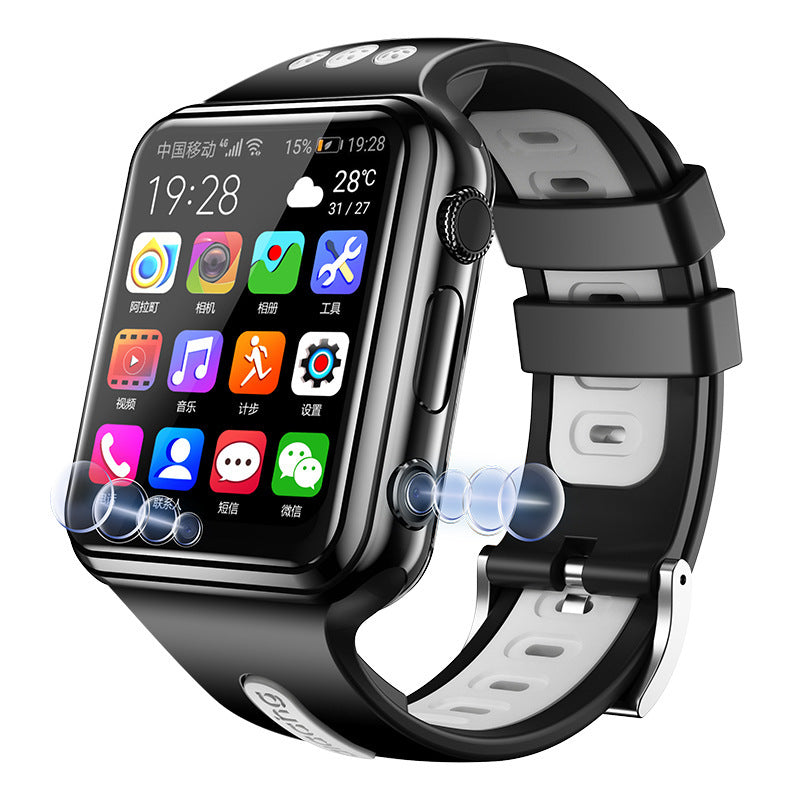 Close-up of smartwatch display features