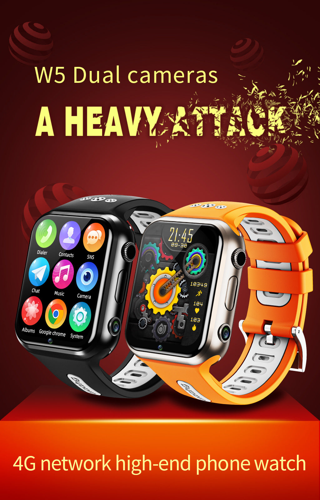 Smartwatch connected to a smartphone
