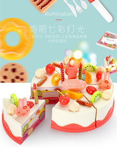 Kids 82-Piece Electric Light & Sound Birthday Cake Toy 1