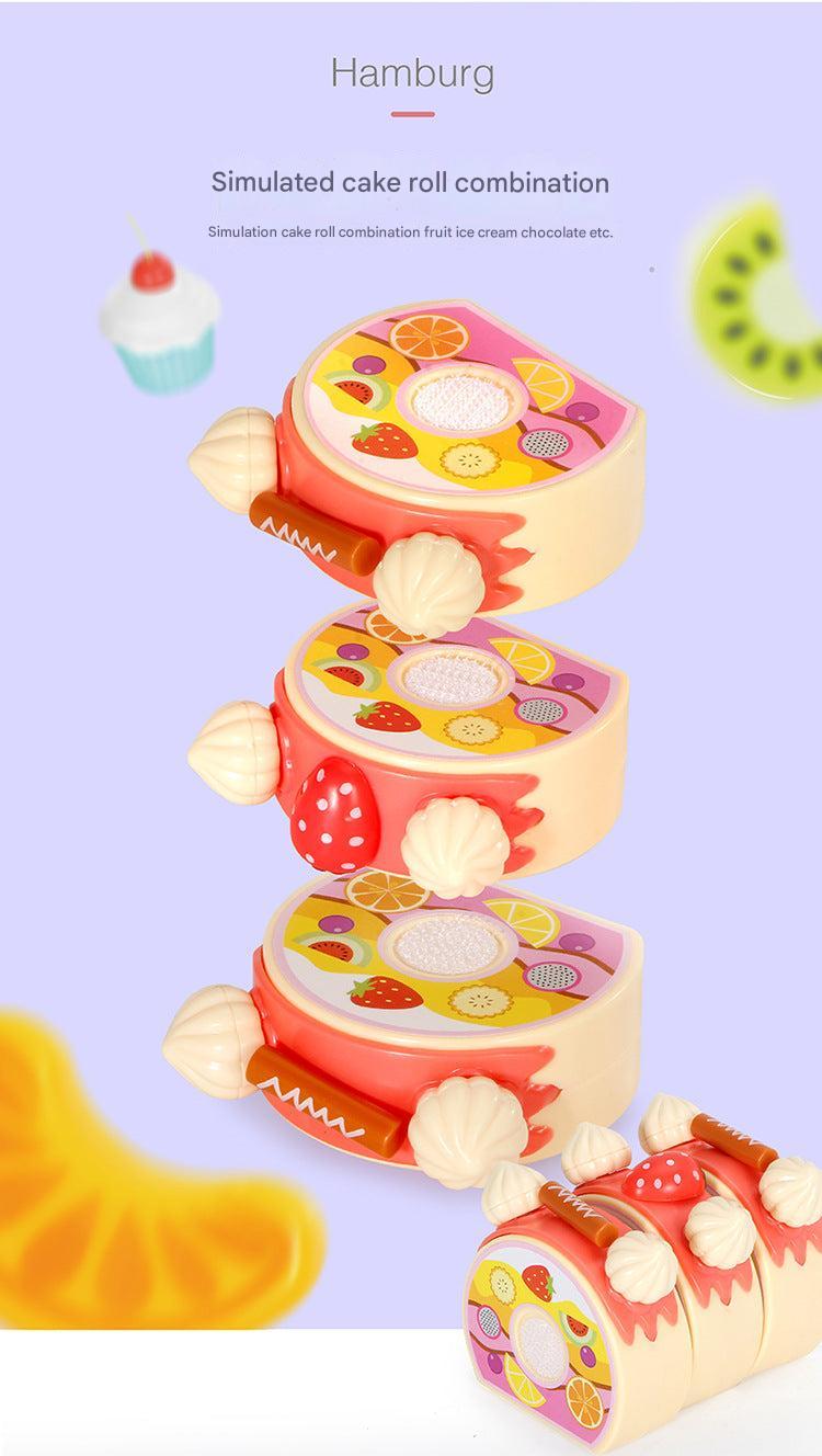 Kids 82-Piece Electric Light & Sound Birthday Cake Toy 7