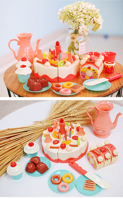 Kids 82-Piece Electric Light & Sound Birthday Cake Toy 2