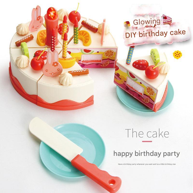 Kids 82-Piece Electric Light & Sound Birthday Cake Toy 4