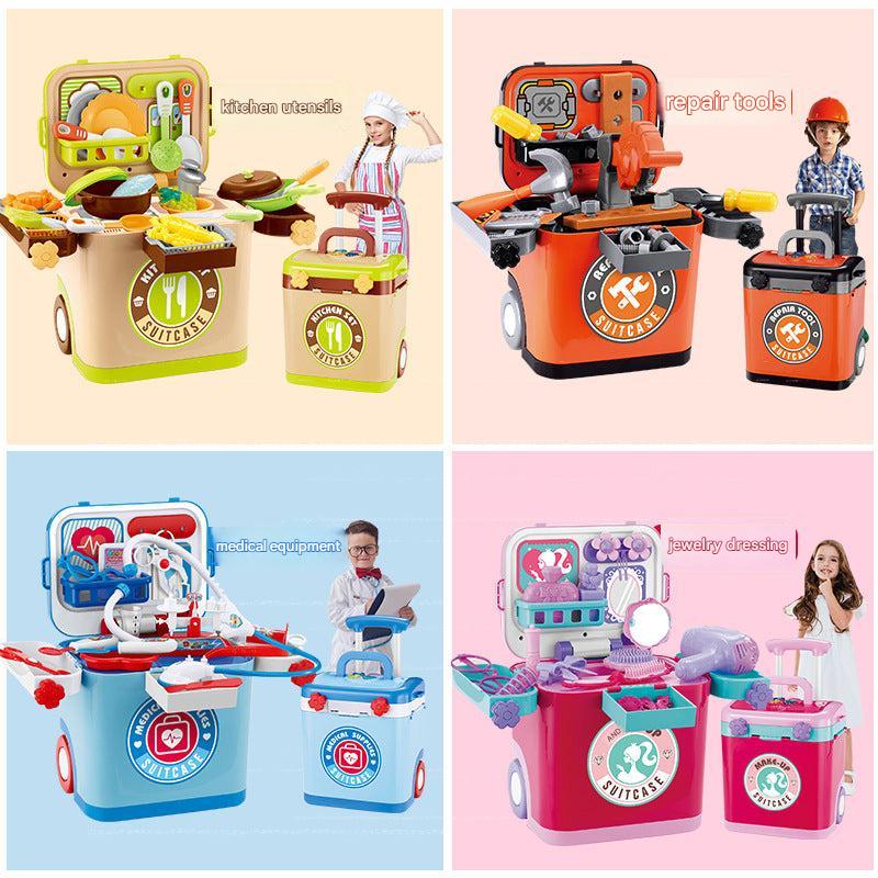 Doctor playset with medical instruments