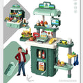 Children's role play toy set with suitcase