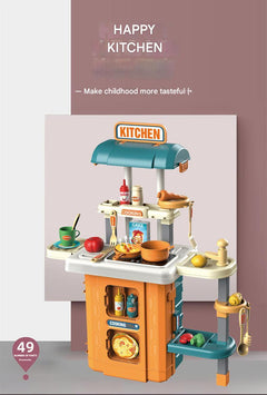 Wheeled suitcase for children's toy storage