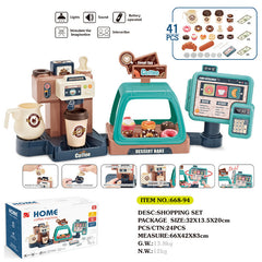 Supermarket toy with lights and sounds