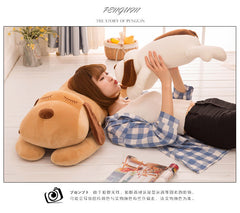 Cuddly dog toy showcasing charming design