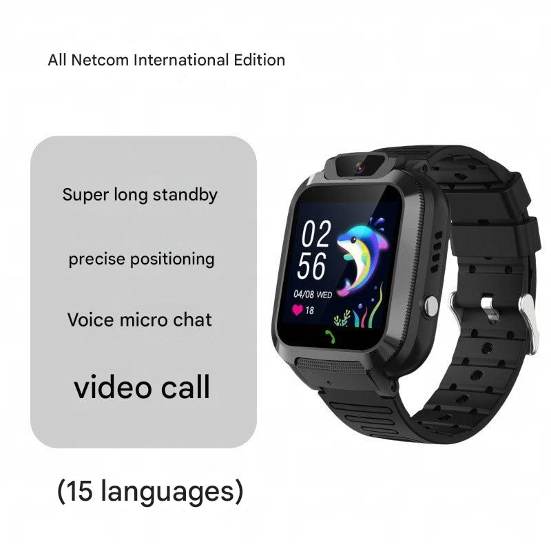 Kids activity tracker watch displaying steps