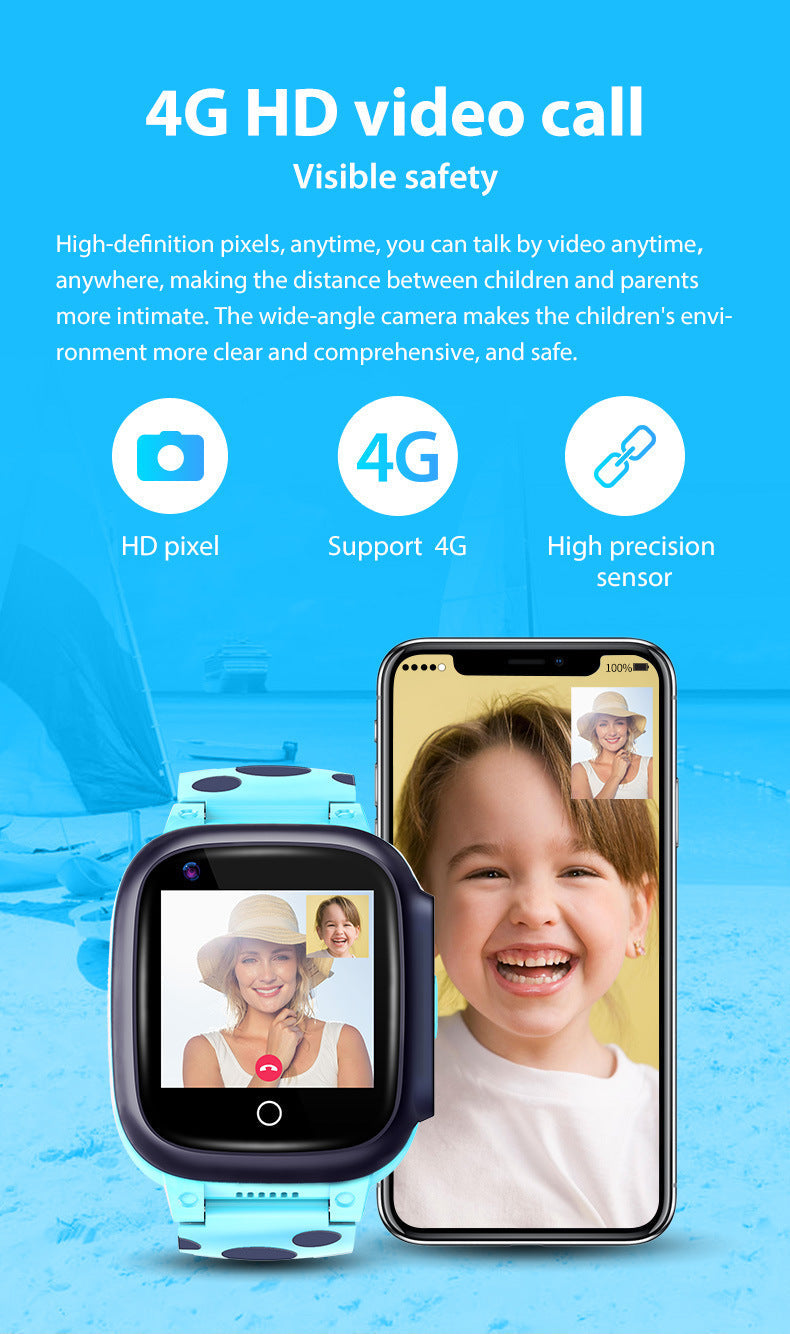 Kids GPS smartwatch showcasing multi-colour options