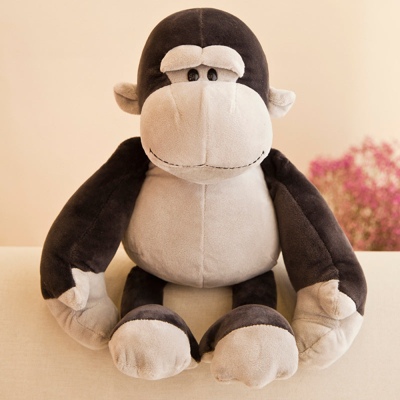 Cute plush jungle animal dolls assortment
