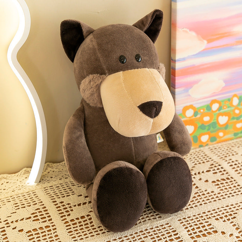 Plush lion doll for children's comfort