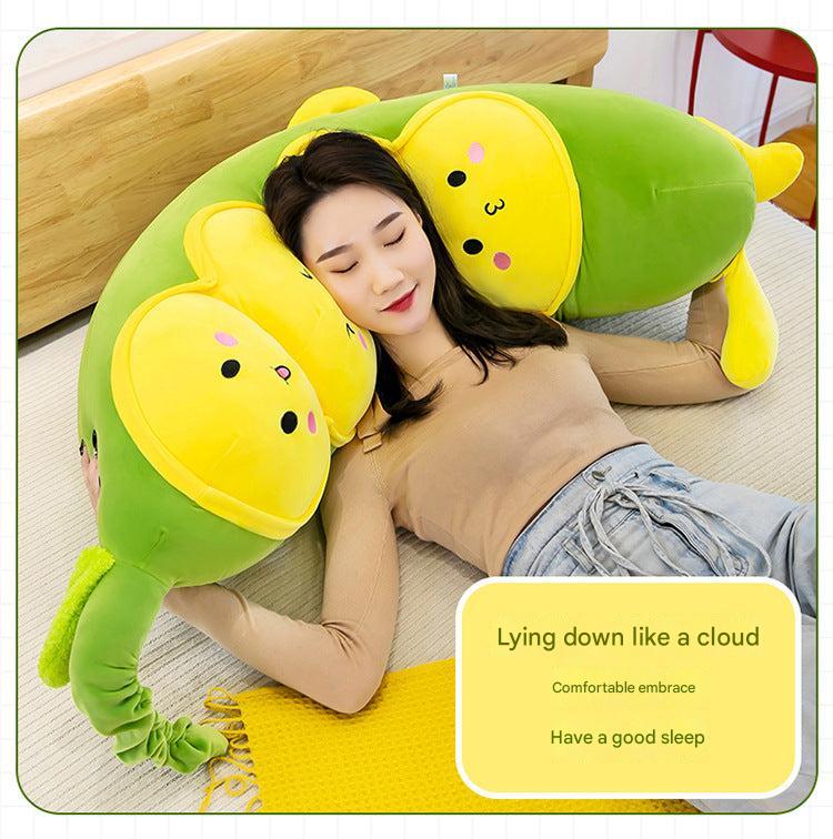 snuggly caterpillar plush in bright colours