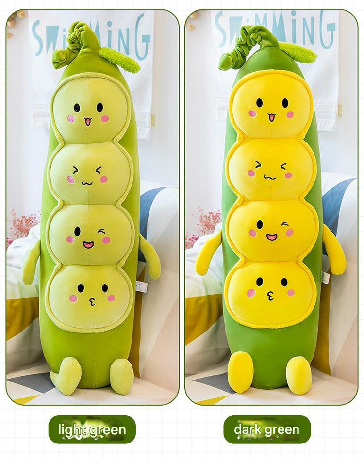 colorful plush caterpillar side profile