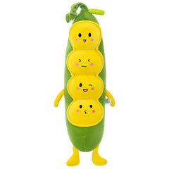 colorful plush caterpillar side profile