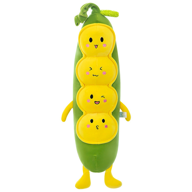 colorful plush caterpillar side profile