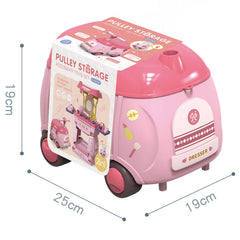 Portable kids doctor cart with wheels