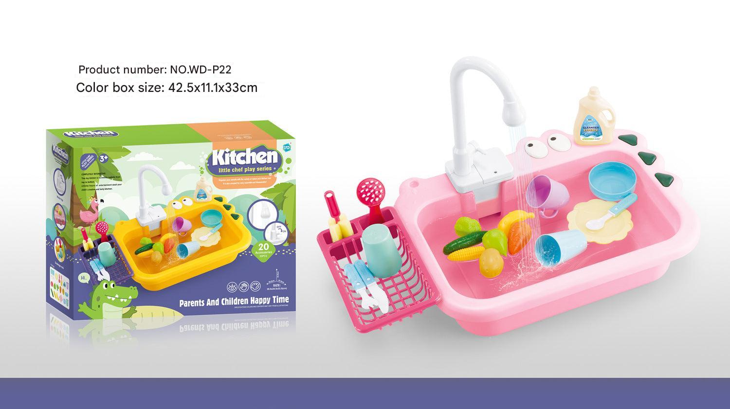 Interactive kitchen playset enhancing children's skills