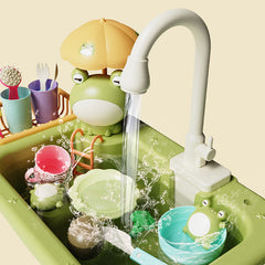 Interactive kitchen playset enhancing children's skills