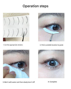 User showcasing eyeliner tattoo process