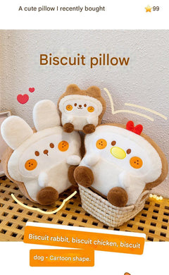 cute bunny plush pillow