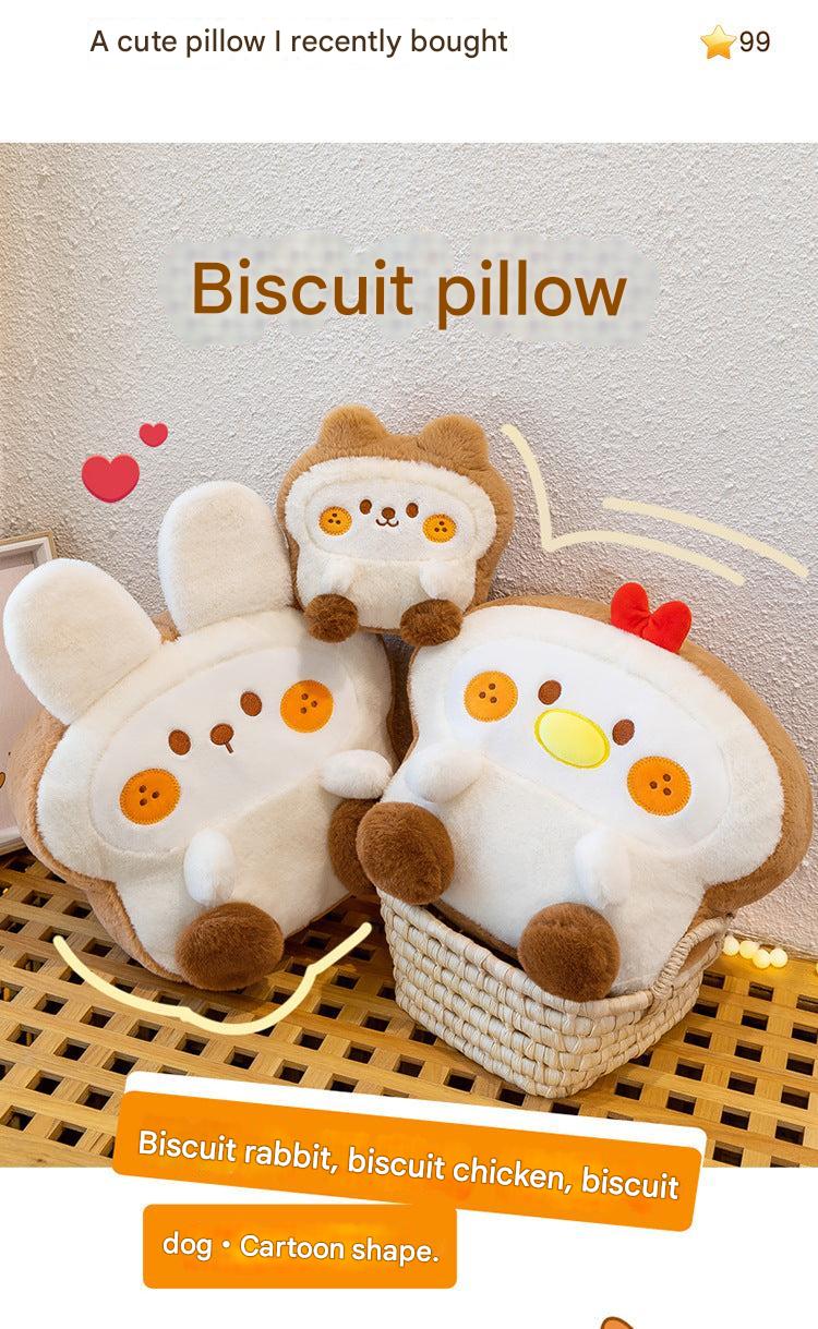 cute bunny plush pillow