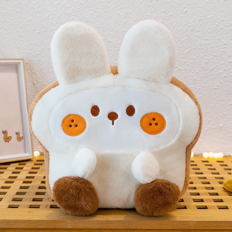 happy plush bunny toy