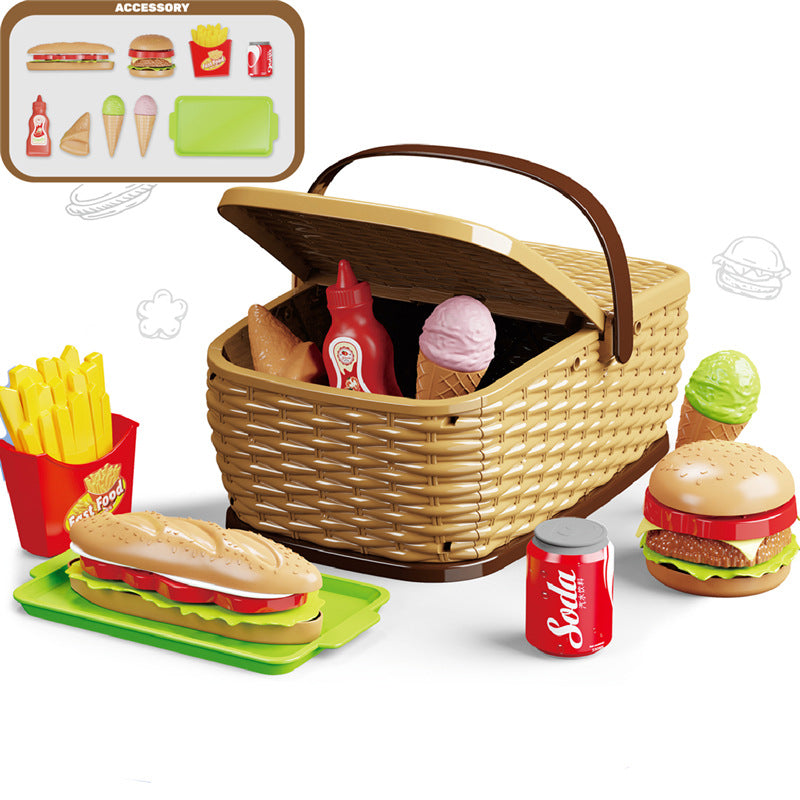 role play food items in picnic basket