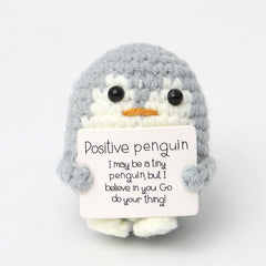 adorable handcrafted knitted stuffed toy with unique design