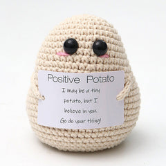 colorful knitted animal toy for imaginative play