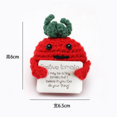 adorable handcrafted knitted stuffed toy with unique design
