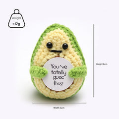 colorful knitted animal toy for imaginative play