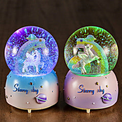 Beautifully crafted unicorn music box