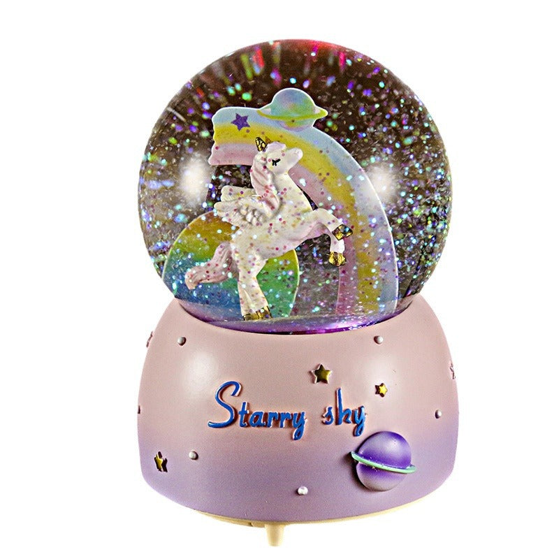 Gift box for unicorn music box